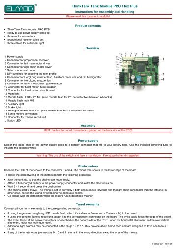 ThinkTank Tank Module PRO Flex Plus - ElMod GbR Shop