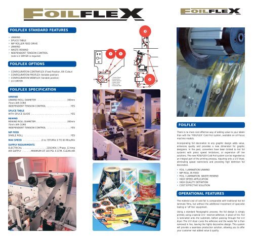 Focus Flexography Brochure - Focus Label Machinery, Ltd