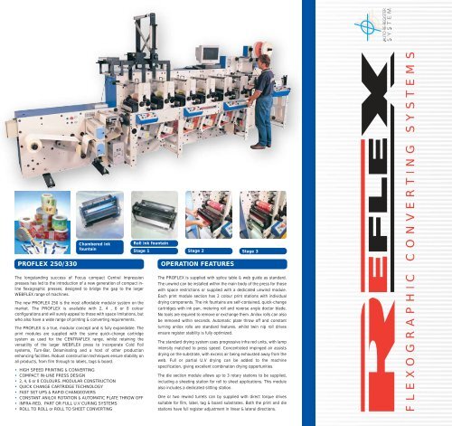 Focus Flexography Brochure - Focus Label Machinery, Ltd