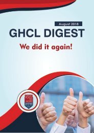 GHCL Digest AUGUST 2018