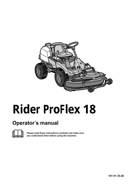 OM Rider ProFlex 18 2001 02 Husqvarna