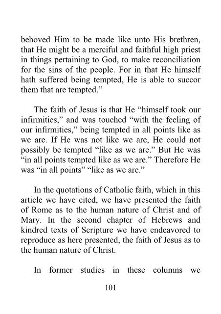 The Faith of Jesus - Alonzo T. Jones