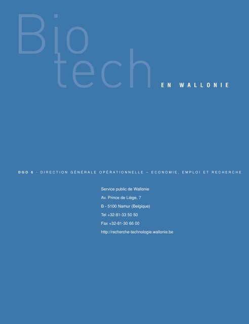 wallonie: une région de croissance et de succès - Portail de la ...