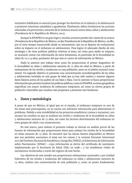 Notas de Población N° 106