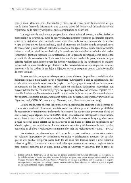 Notas de Población N° 106