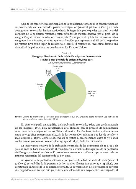 Notas de Población N° 106