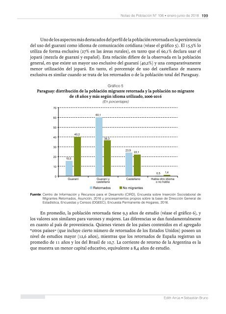 Notas de Población N° 106