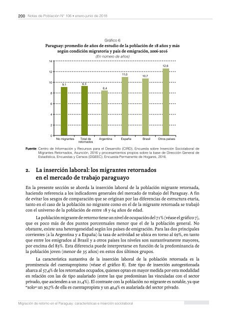 Notas de Población N° 106