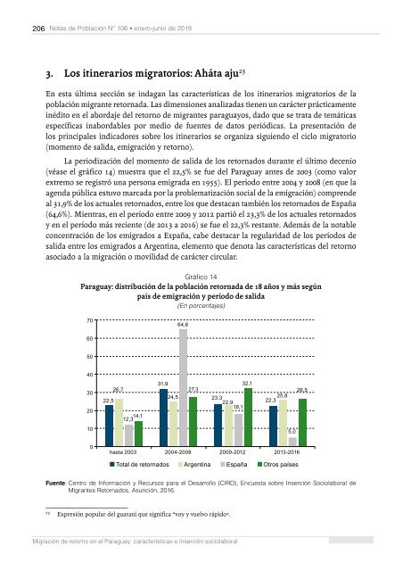 Notas de Población N° 106