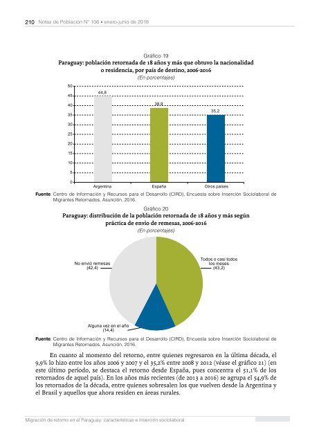 Notas de Población N° 106