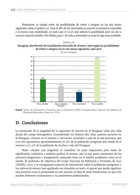 Notas de Población N° 106