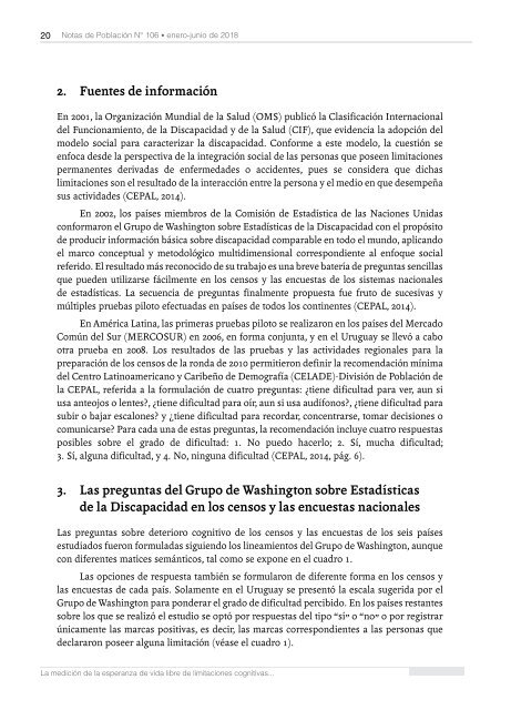 Notas de Población N° 106