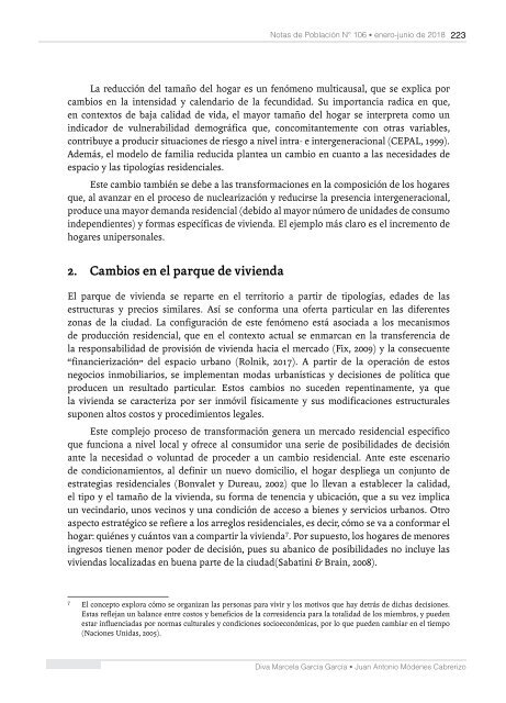 Notas de Población N° 106