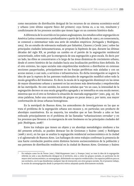 Notas de Población N° 106