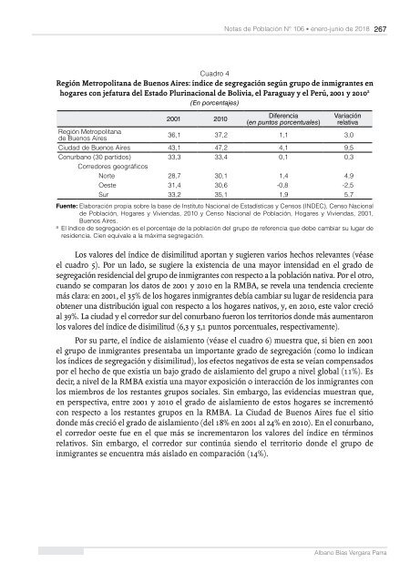 Notas de Población N° 106