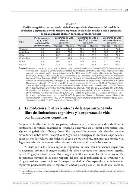 Notas de Población N° 106