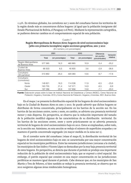 Notas de Población N° 106