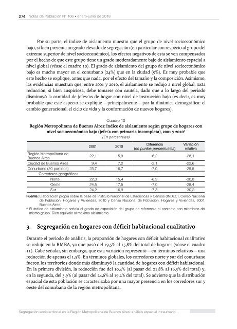 Notas de Población N° 106