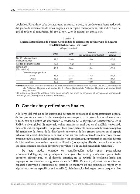 Notas de Población N° 106