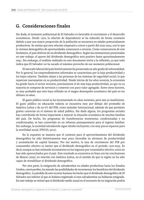 Notas de Población N° 106