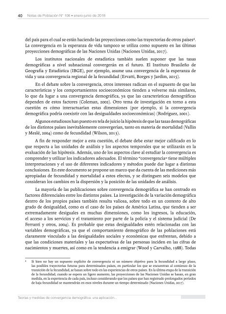 Notas de Población N° 106