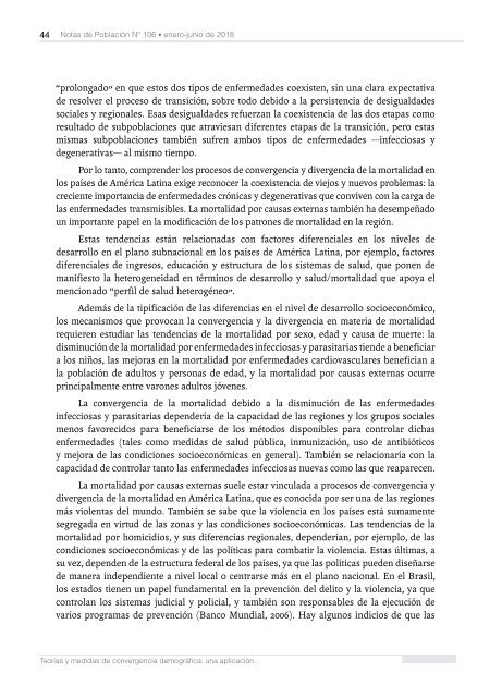 Notas de Población N° 106