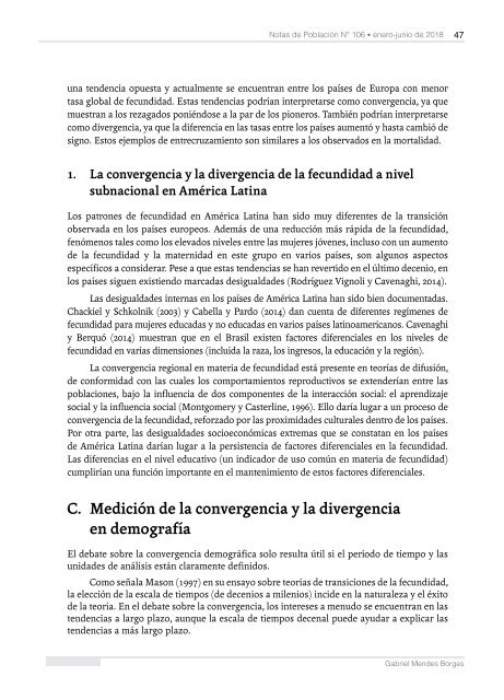 Notas de Población N° 106