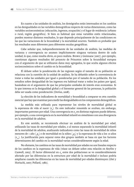 Notas de Población N° 106