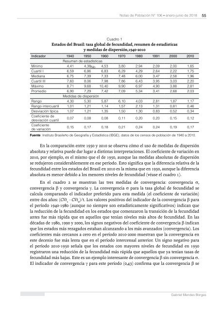 Notas de Población N° 106