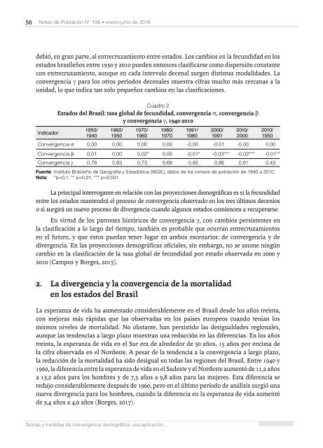 Notas de Población N° 106