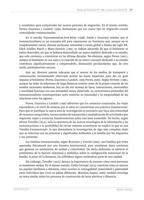 Notas de Población N° 106