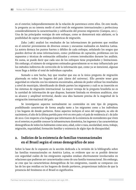 Notas de Población N° 106