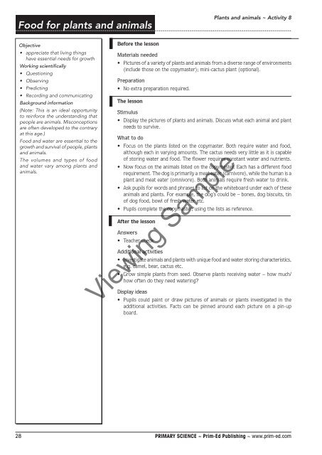 PR-0552UK Primary Science - Book 2