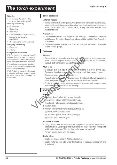 PR-0552UK Primary Science - Book 2