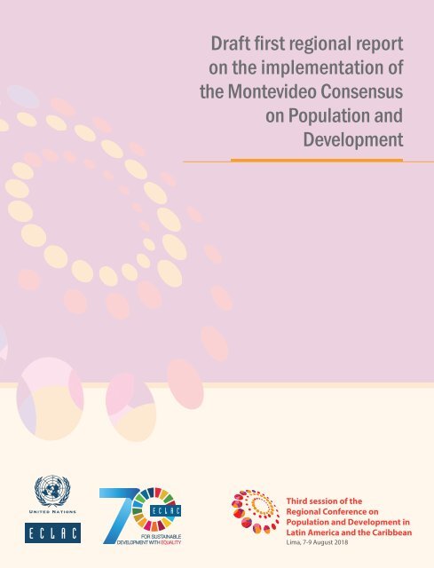 Draft first regional report on the implementation of the Montevideo Consensus on Population and Development
