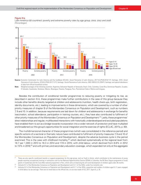 Draft first regional report on the implementation of the Montevideo Consensus on Population and Development