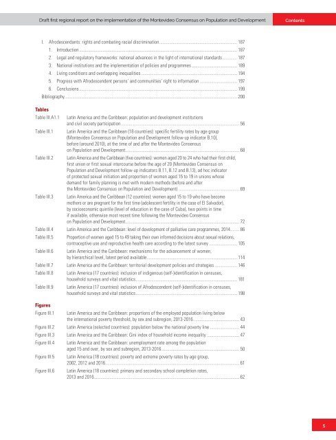 Draft first regional report on the implementation of the Montevideo Consensus on Population and Development