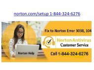 Norton.com/NU16 | 1 844-324-6276 | Norton com setup