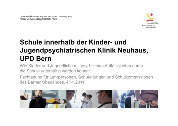 durch die Schule unterstützt werden können Wirkfaktoren - Berner ...