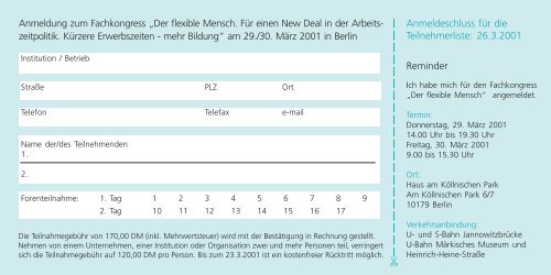 Der flexible Mensch - Demotrans