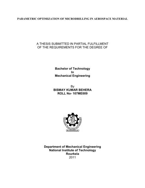 thesis submitted requirement