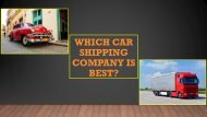 Which car shipping company is best