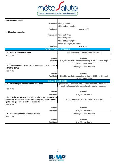 E.4.2 Pacchetto prevenzio