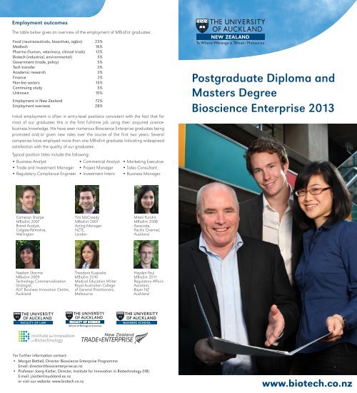 Bioscience Enterprise brochure 2013