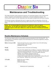 Maintenance and Troubleshooting - HunterLab