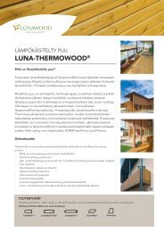 LUNA-THERMOWOOD® - Lunawood Ltd