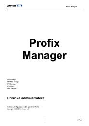 Profix Manager - APENEX