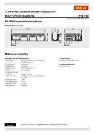 NW 150 MEA®DRAIN Supreme - eKatalog