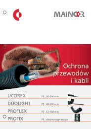 Ochrona przewodów i kabli - Maincor