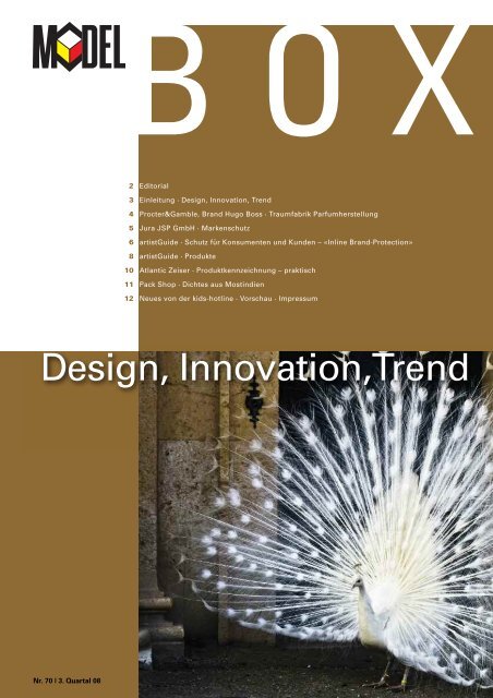 Design, Innovation,Trend - Model Holding AG